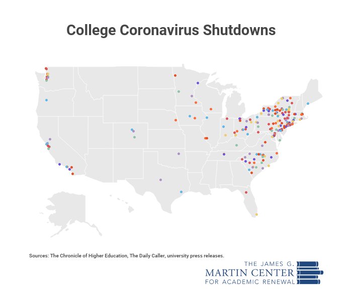 coronaviruscollegeclosures(2) — The James G. Martin Center for Academic Renewal